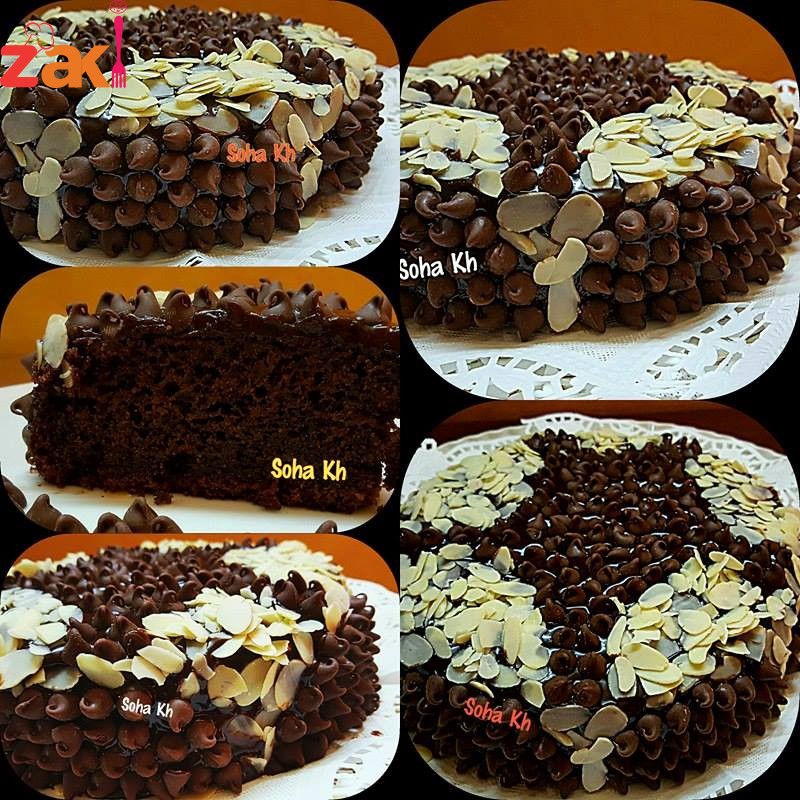 كيك الشكولاه الهش اطيب واخف من كيك بيتي كويكر وطريقه سهله