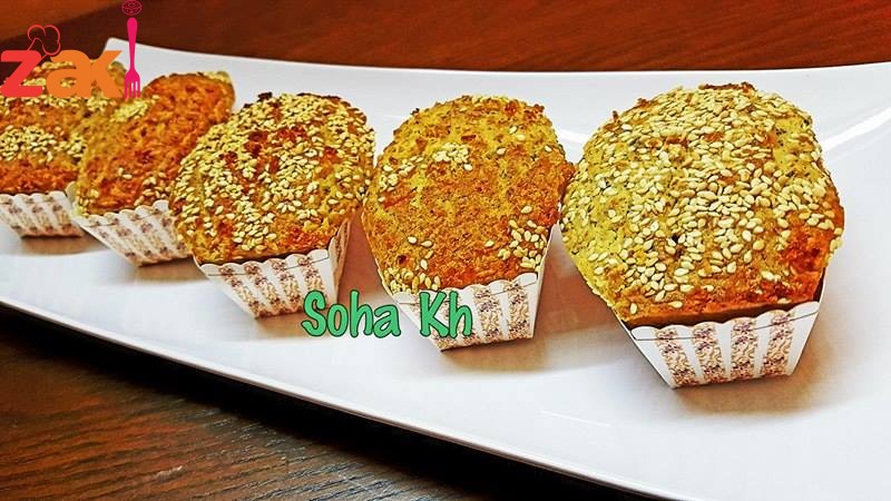 مافين مالح بنكهة فلسطينيه هذه الوصفة فخمة للفطور