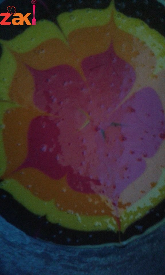 كيكة الألوان الهشة و الرائعة للصغار و الكبار