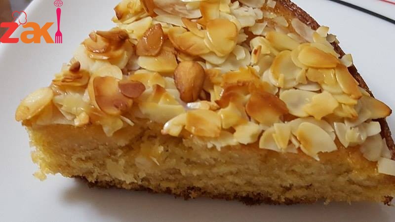 طريقة كيكة اللوز بتشهي و زاكية كتير