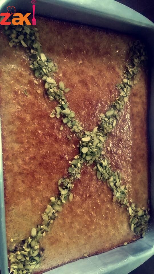 طريقه البسبوسه بالبرتقال كتيييييييييييييير زاااااااااااكية