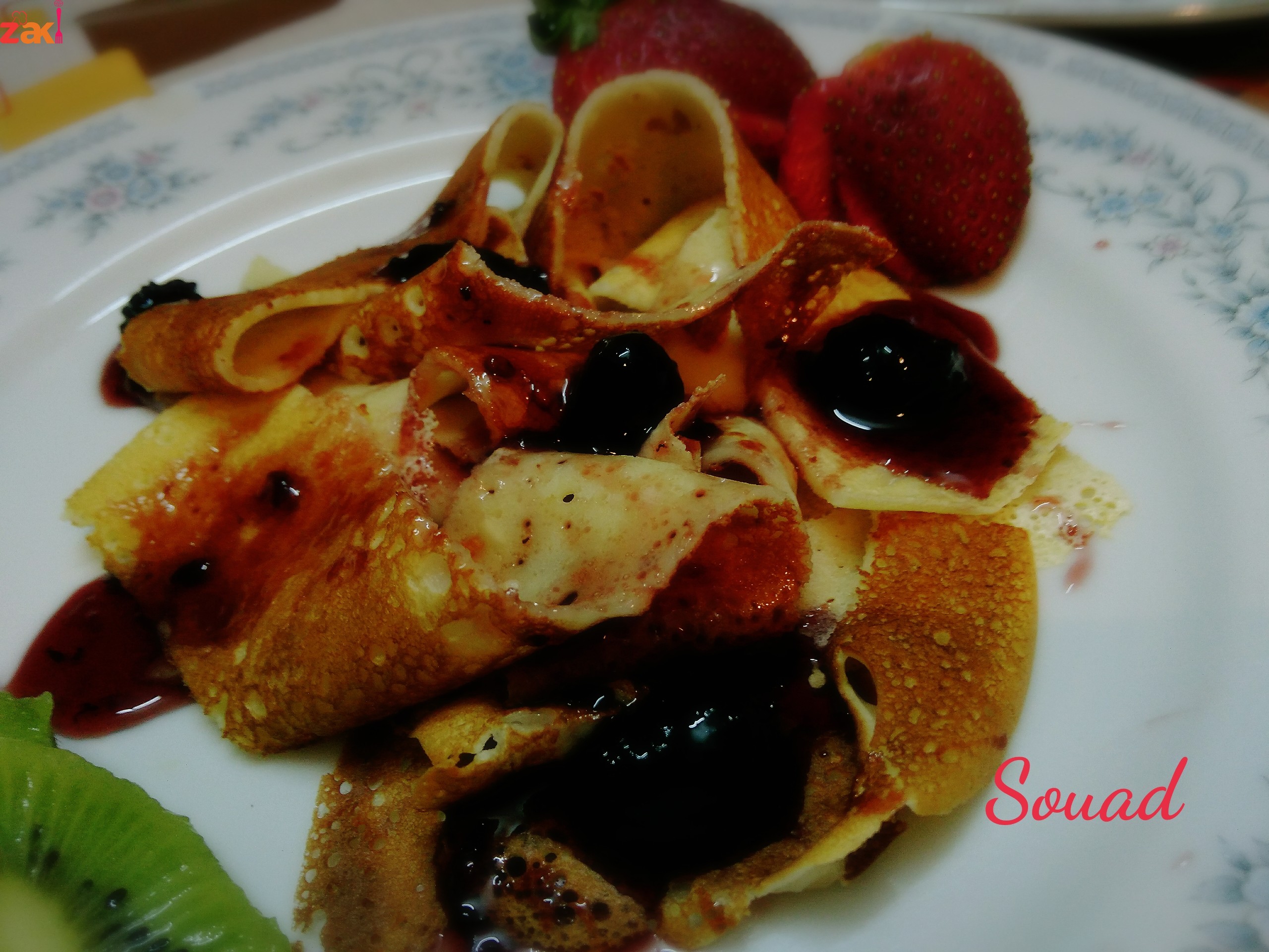 فيتوتشيني كريب بمربى التوت والطعم خيال واللي بدو الطريقة يتابعني