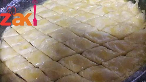 البقلاوة ولا اروع من هيك اطيب من الجاهزة بكتيييير