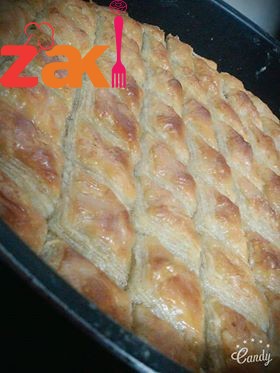 البقلاوة ولا اروع من هيك اطيب من الجاهزة بكتيييير