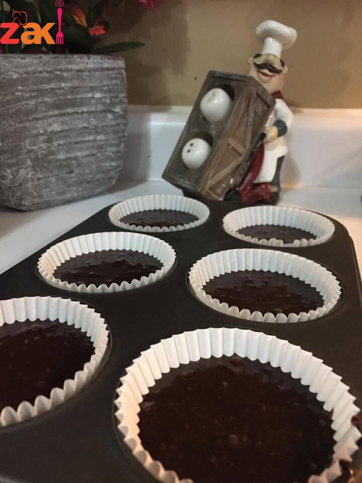 دينغ دونغ كب كيك الشوكولا Ding dong cupcakes طعم خرااااافي