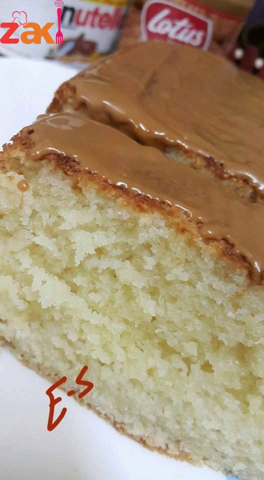 إنجلش كيك بالليمون اسفنجية و هشة و الطعم رهيب