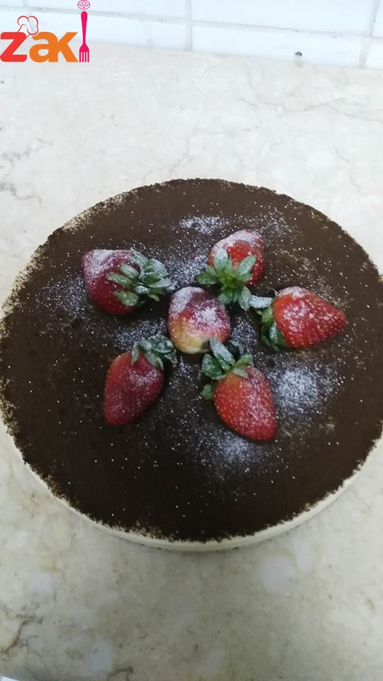 كيكة الشاموا بس مو بكيك ببسكوت خفيفة وطيبة