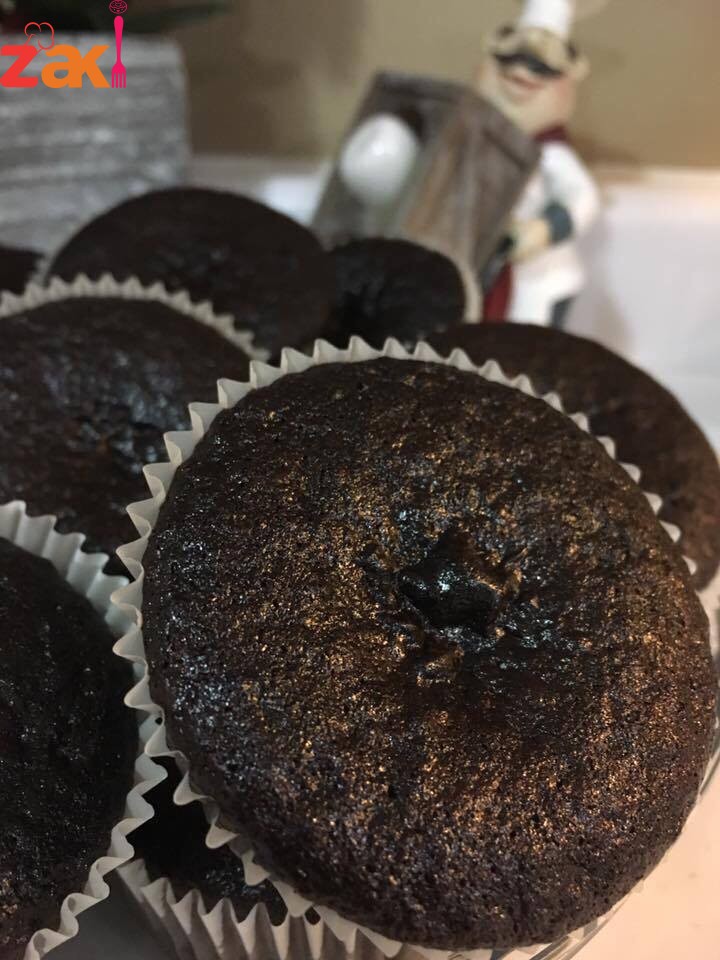 دينغ دونغ كب كيك الشوكولا Ding dong cupcakes طعم خرااااافي