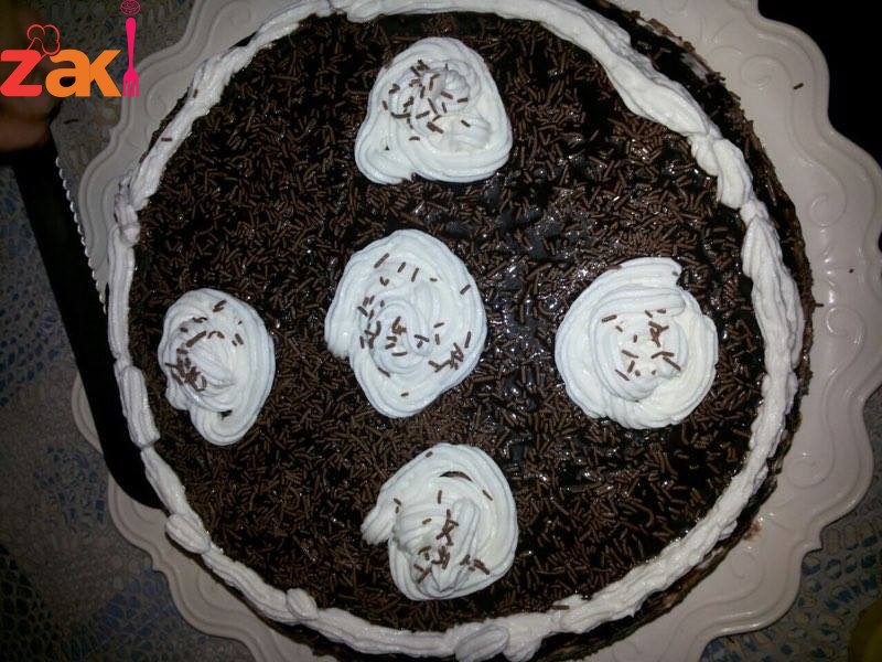 كيكة الشوكولا بالكريمة حاجة فخمة و طعم لا يقاوم