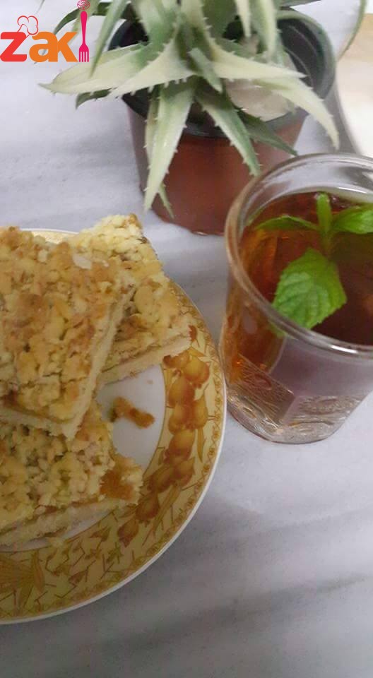 اطيب مبروشة مع كاسة شاي يمممي