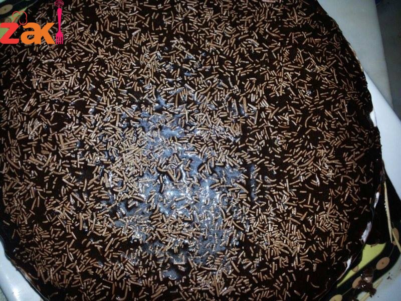 كيكة الشوكولا بالكريمة حاجة فخمة و طعم لا يقاوم
