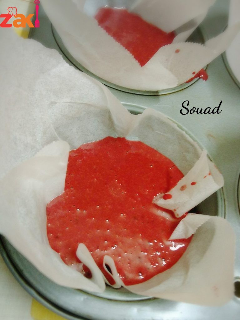 كب كيك مخملية أو رد فلفت رهييبة طعما وشكلا تابعوا معي الطريقة واعطوني رأيكم بالتعليقات