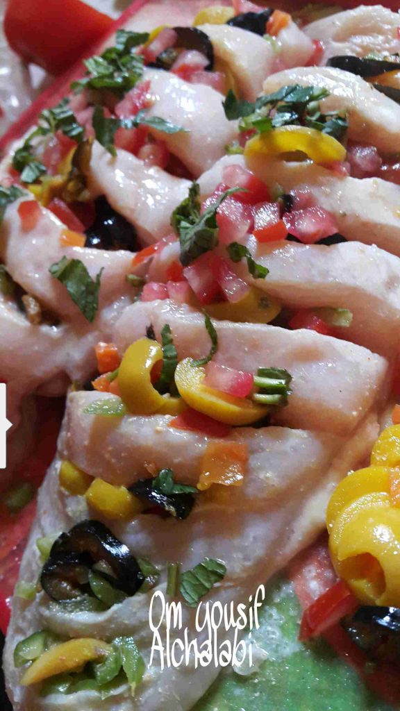 صدر دجاج محشي 