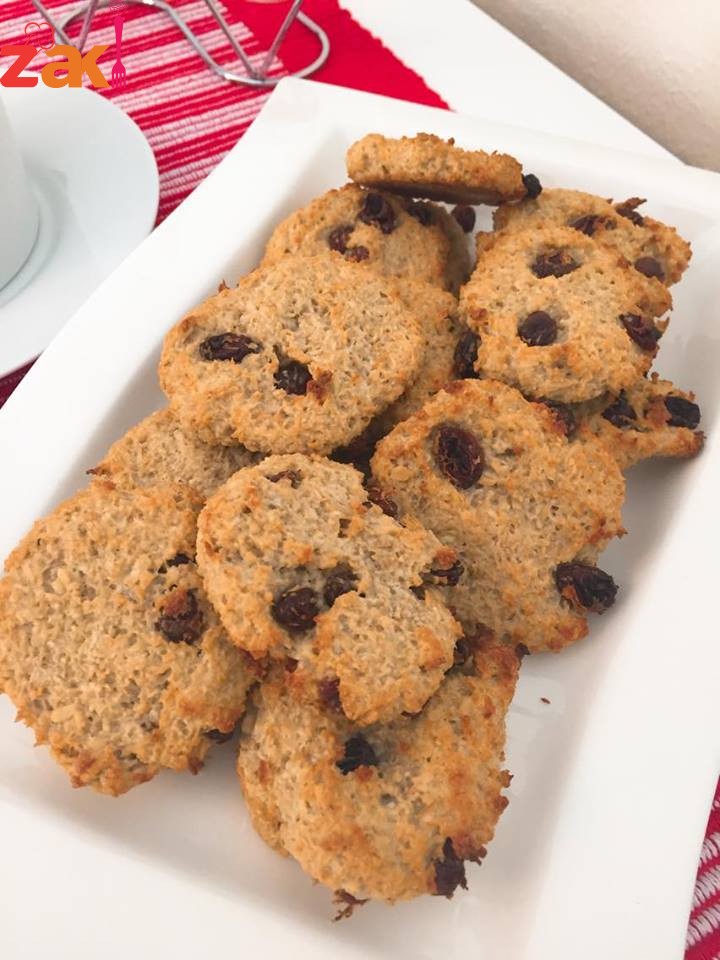 كوكيز الموز والشوفان بدون سكر كتير صحي و زاكي