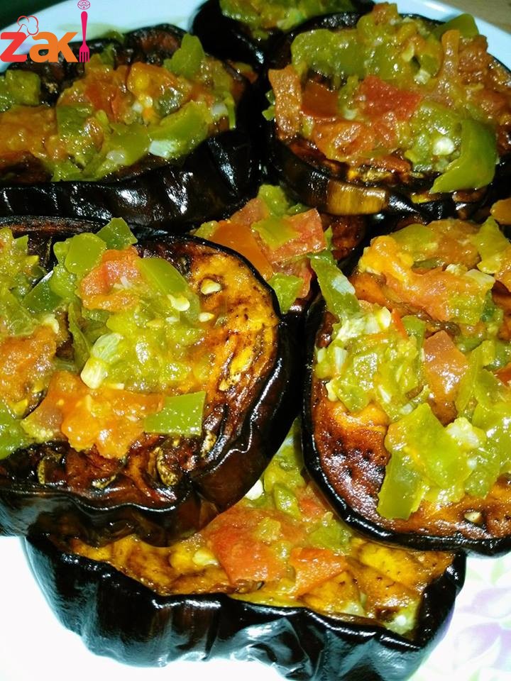 اكله لذيذة وبسيطة باذنجان بخلطه مميزه سهلة ولذيذة جدا