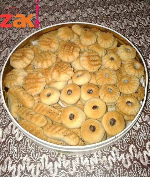 انجح و ازكى طريقة كعك بالسميد بحشوة التمر و الجوز و الفستق الحلبي 