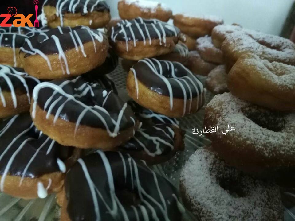 الدونات بطريقة سهلة مضمونة ومكونات متوفرة في كل بيت 
