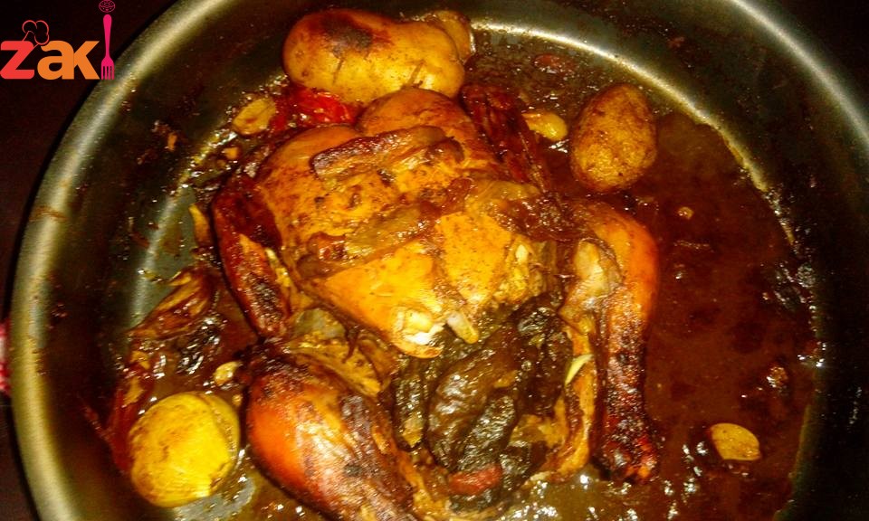 دجاجتي حشيتها ورق عنب زاااكي كثثيييير وبشهي