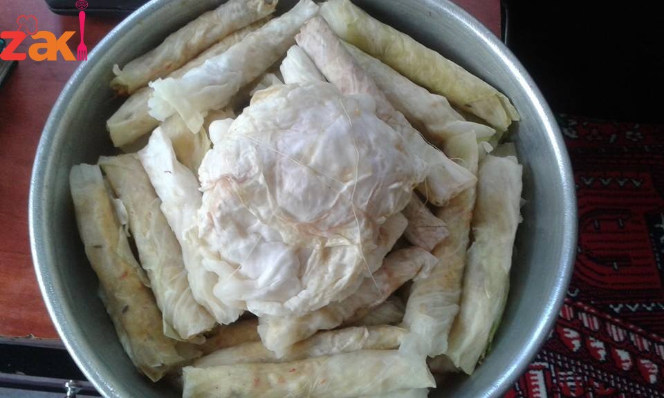 اكلتنا اليوم الملفوف اليخنة شهية بغاية ما تصوريها