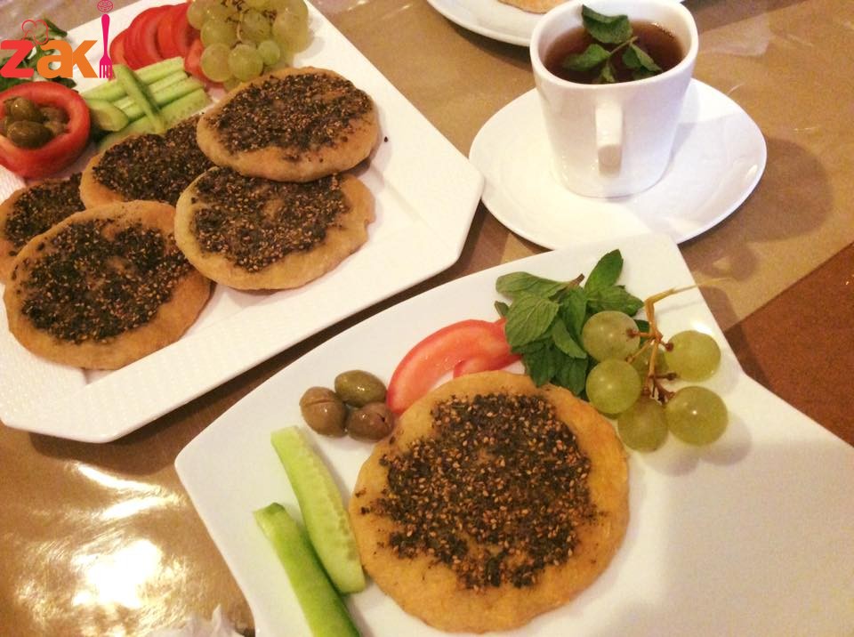 مناقيش الزعتر زاااااااااكي كثيييير