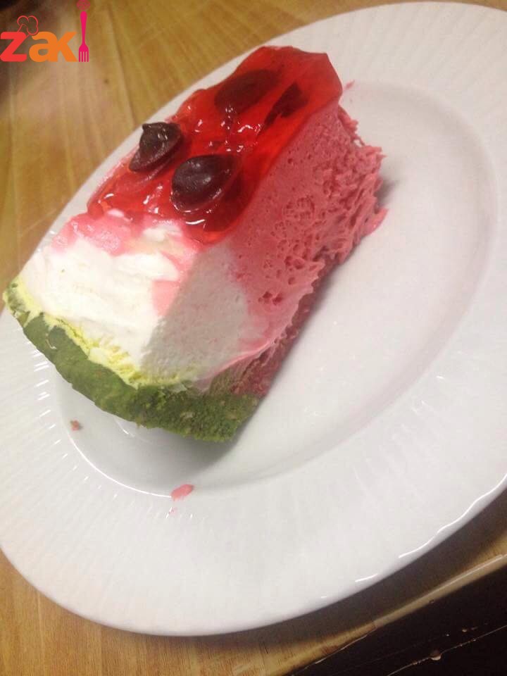 تشيز كيك البطيخ لمحبي الأكلات الإبداااعية تحية للمبدع اللي هيكتب زاكي في تعليق
