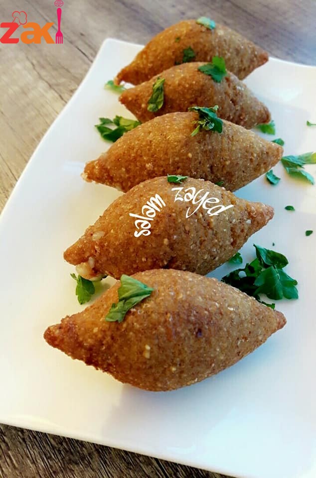 وأخيرا أكلتها كبة محشية جبنة بدون لحمة للنباتيين 