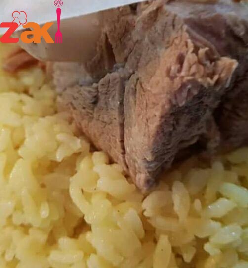 طريقة عمل رز باللحم 