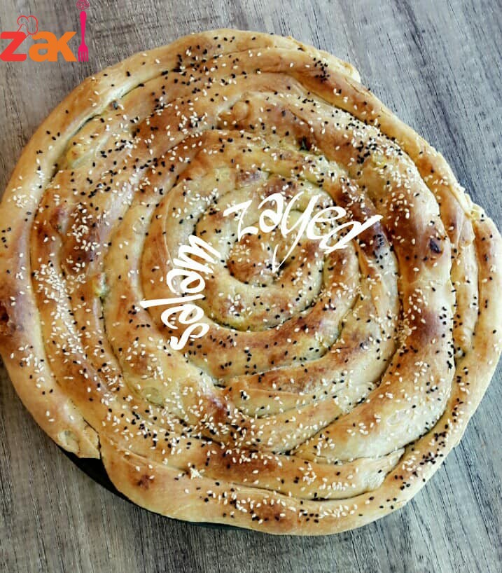 طريقة عمل البوريك الحلزوني التركي