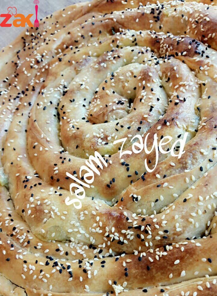 طريقة عمل البوريك الحلزوني التركي