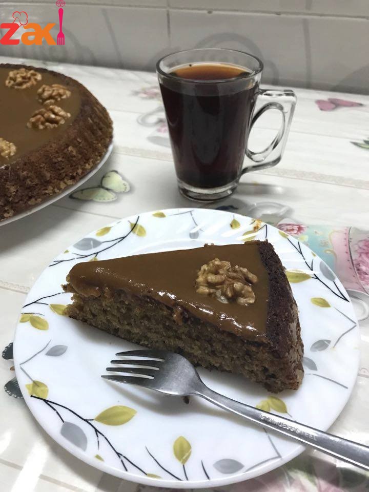 طريقة عمل كيكة التمر 