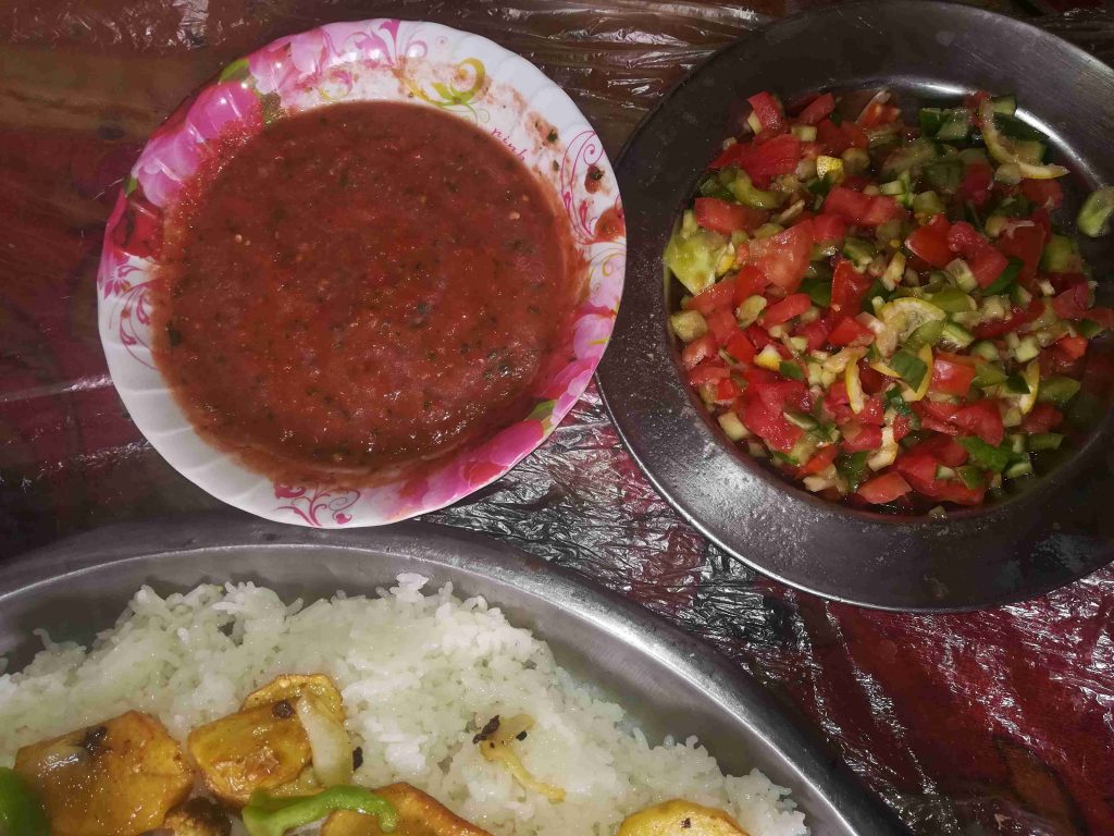 سمك مقلي مع خضار وارز ابيض 🍚🍚🍚🍚🍛🍛🍛🍛🍛🍛