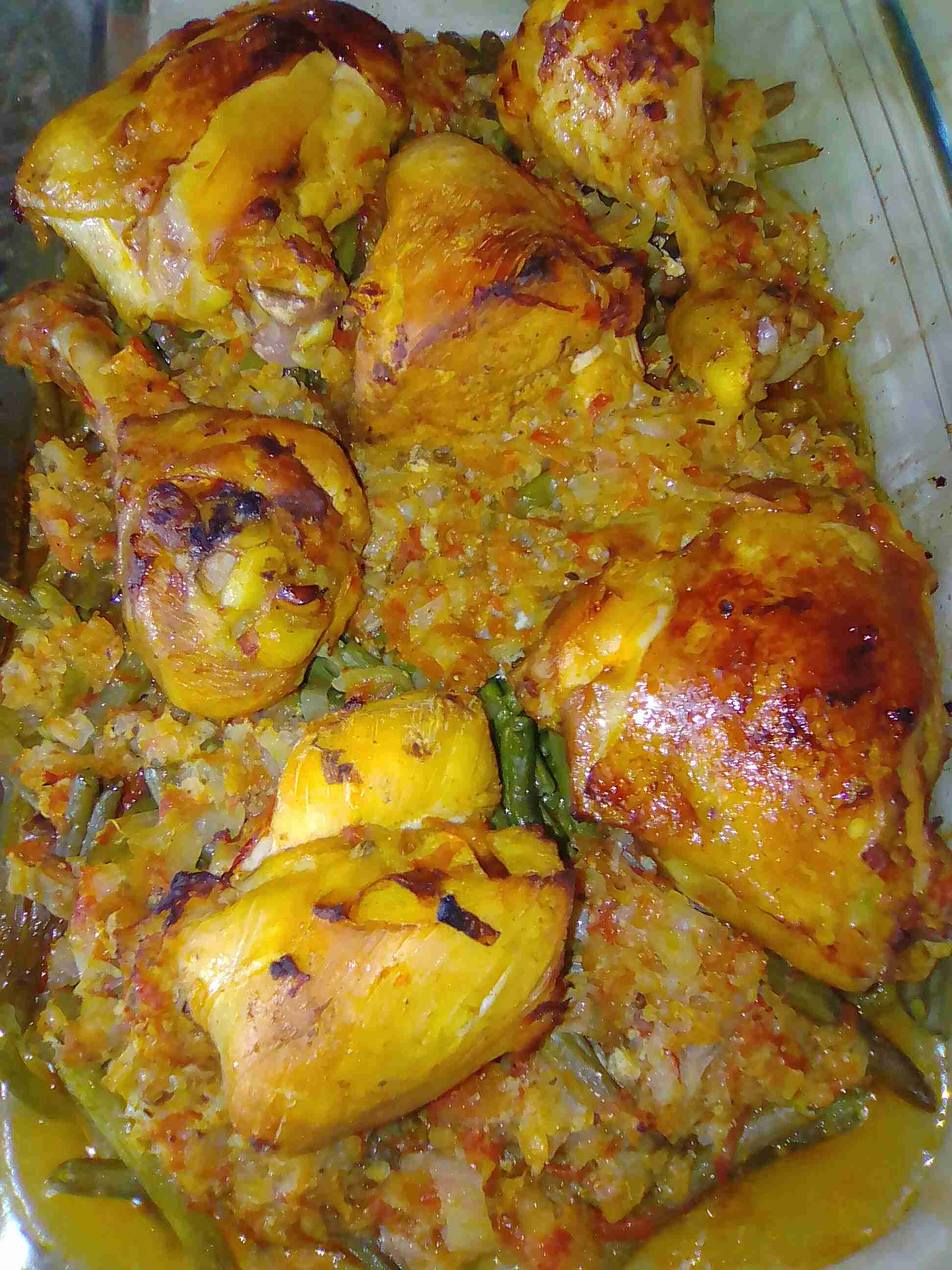 دجاج بالفاصوليا الخضرا ملكة أطباق فطور رمضان