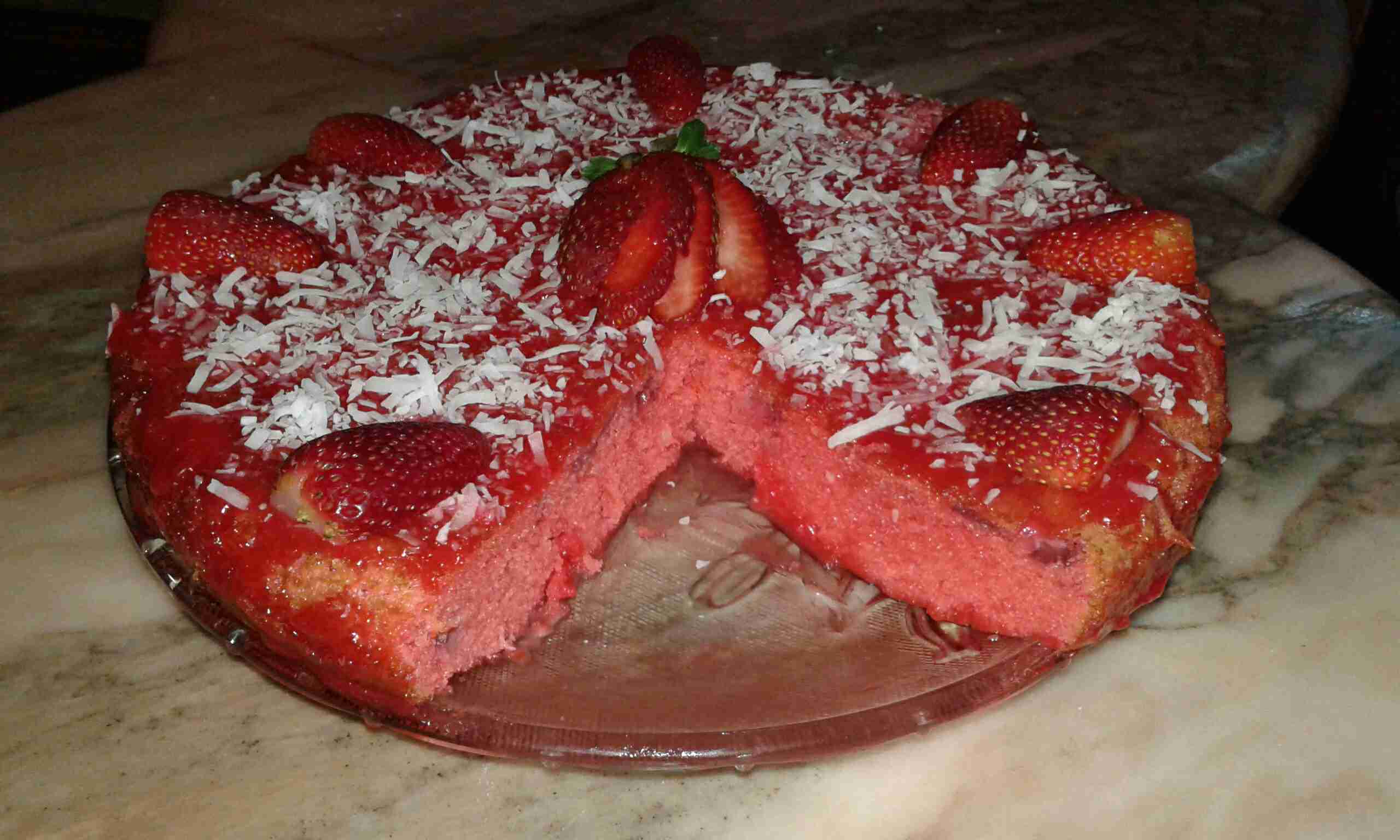 كيكة الفراولة الشهية ملكة تحضيرات رمضان