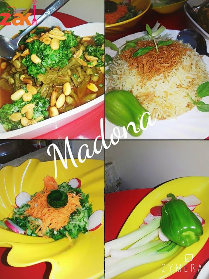 طريقة الباميه بالزيت والتوم 