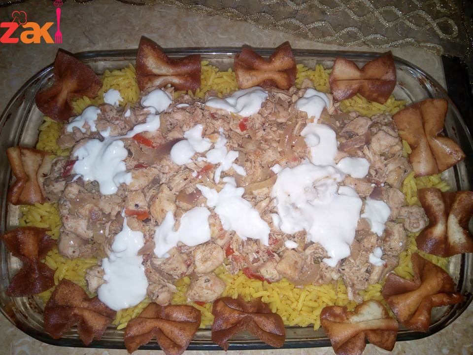 طريقة فته شاورما سوري