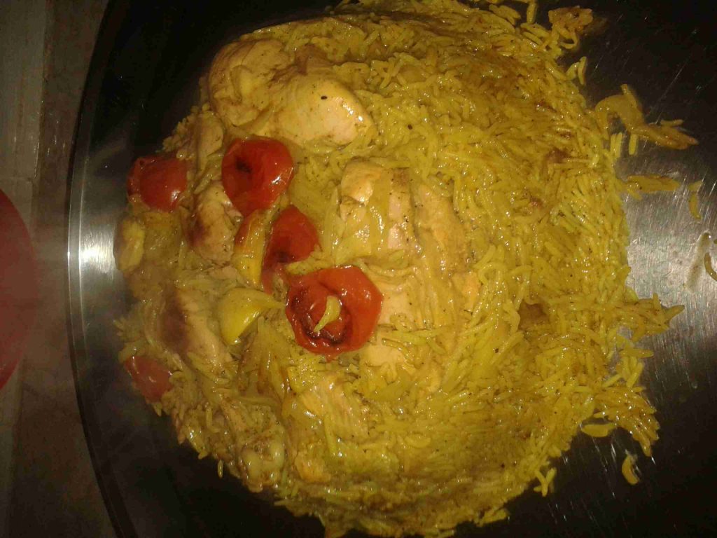 مقلوبة بالدجاج 😋😋