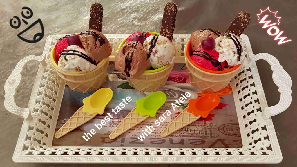 آيس كريم روعه أحلى من أشهر محلات الآيس كريم وتحدي