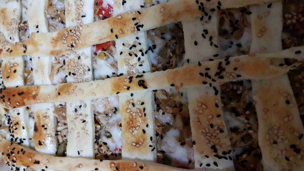 الفطيره التركيه بالجاج 