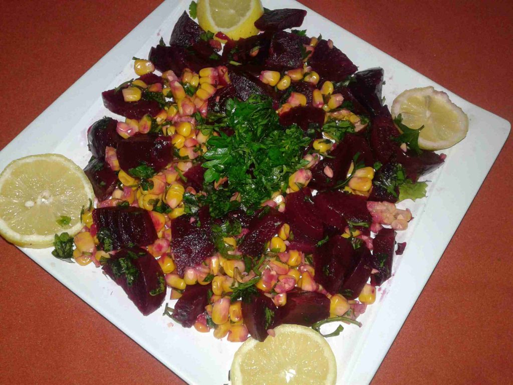 سلطة البنجر او الشمندر السكري وعصير الشمندر سلسلة وصفات اقتصادي وسهل 12