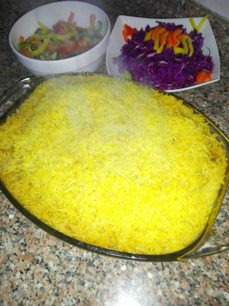 طبقات الدجاج والخضار والأرز بطريقه جديده من سلسة وصفاتي المشكله 11 