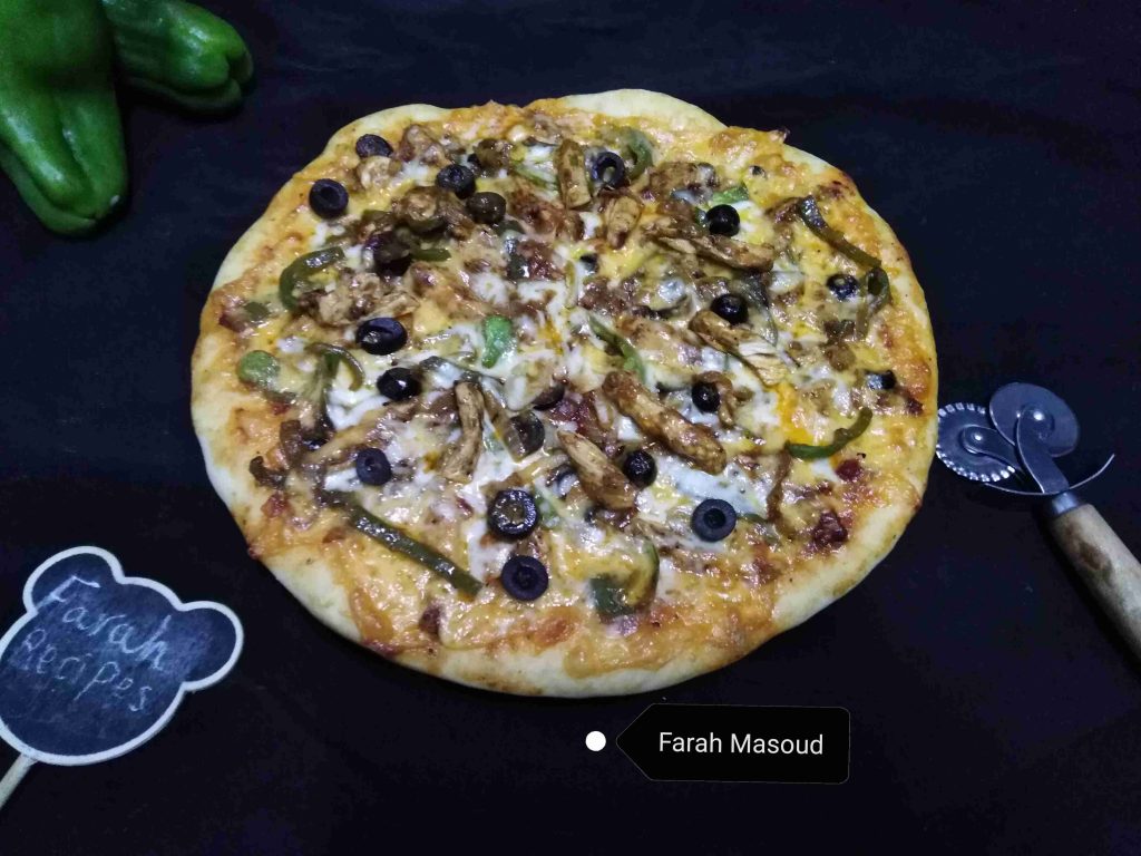 سلسلة وصفات سهلة و سريعة لفرح بيتزا فاهيتا الدجاج 