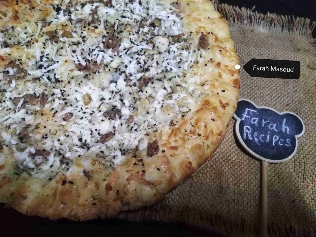 منقوشة الجبنة رمضانكم مبارك