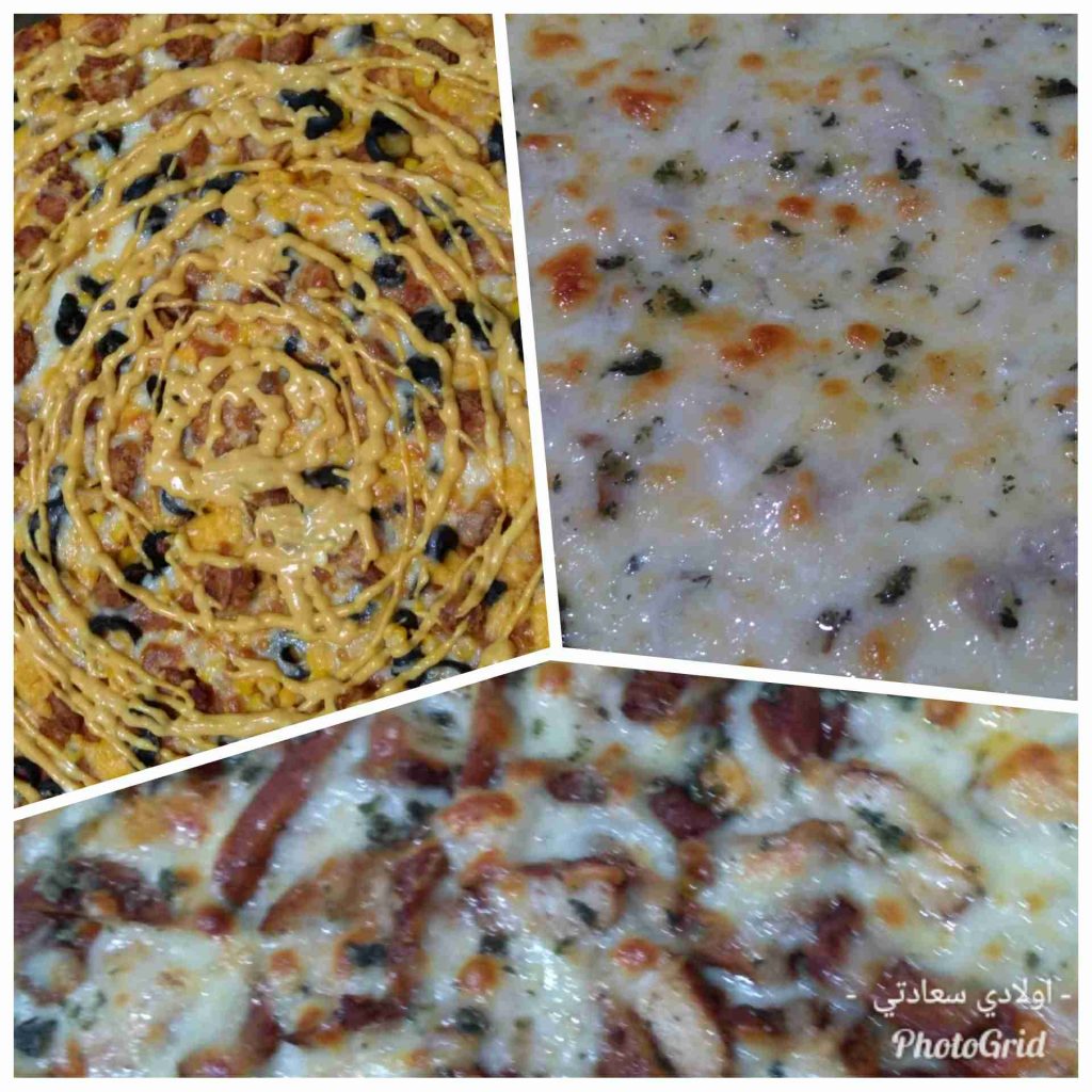 ثلاث انواع بيتزا فخمه جدا ..بيتزا الزنجر ...بيتزا الفريدو ...بيتزا باربيكو الدجاج ملكة رمضان
