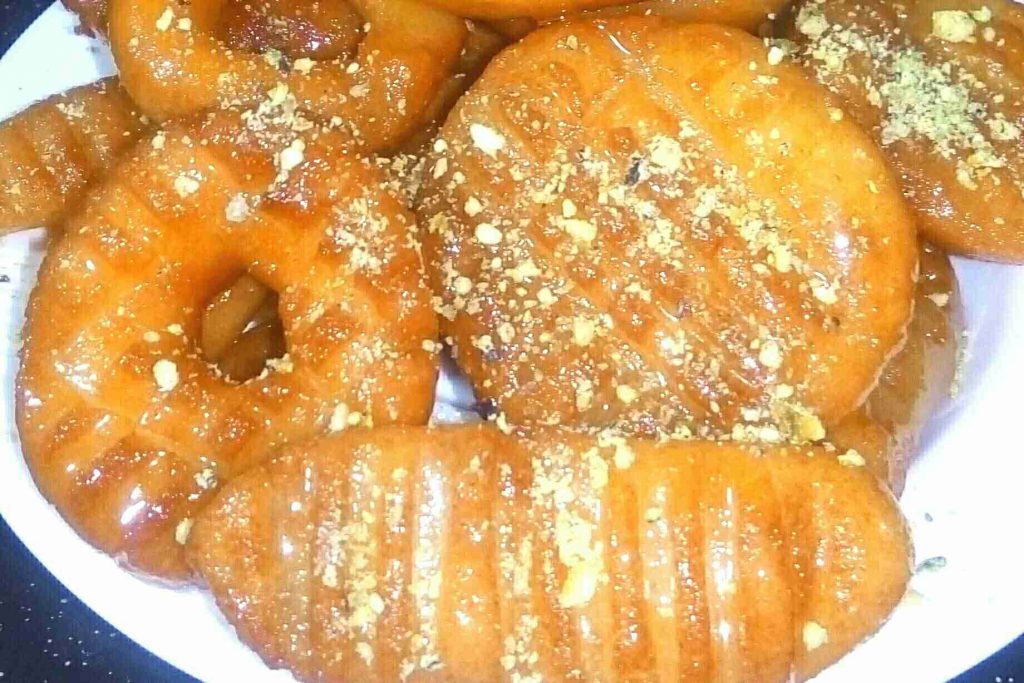 حلوى المشط بدون مشط ملكة الحلويات العربية