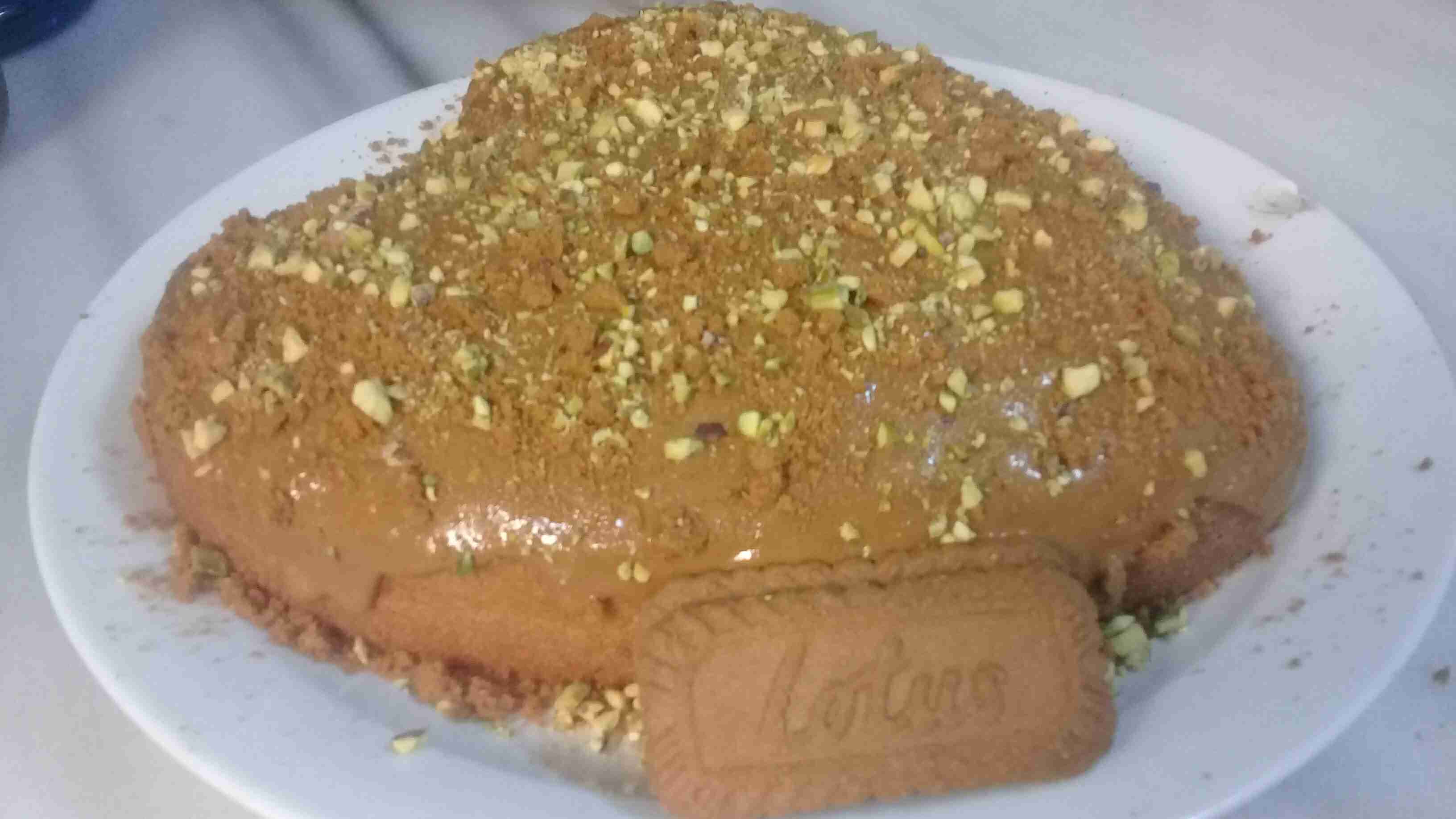 كيكه نسكافيه بالوتس ملكة الحلويات اللبنانية
