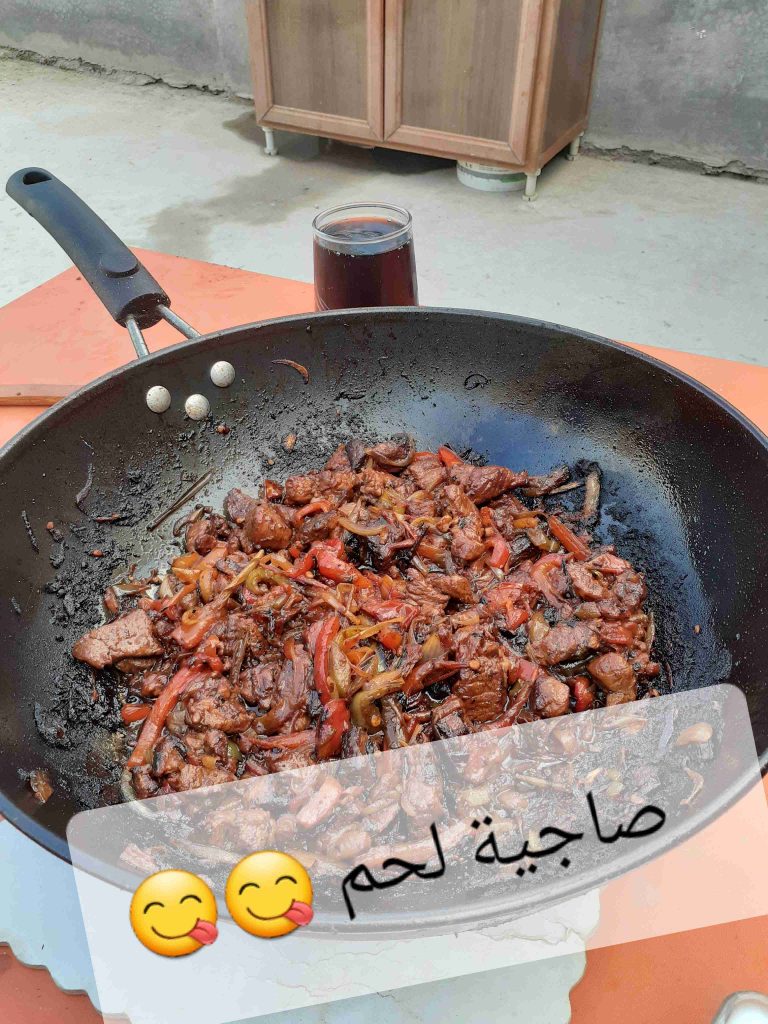 صاجية اللحم على الفحم 😋😋