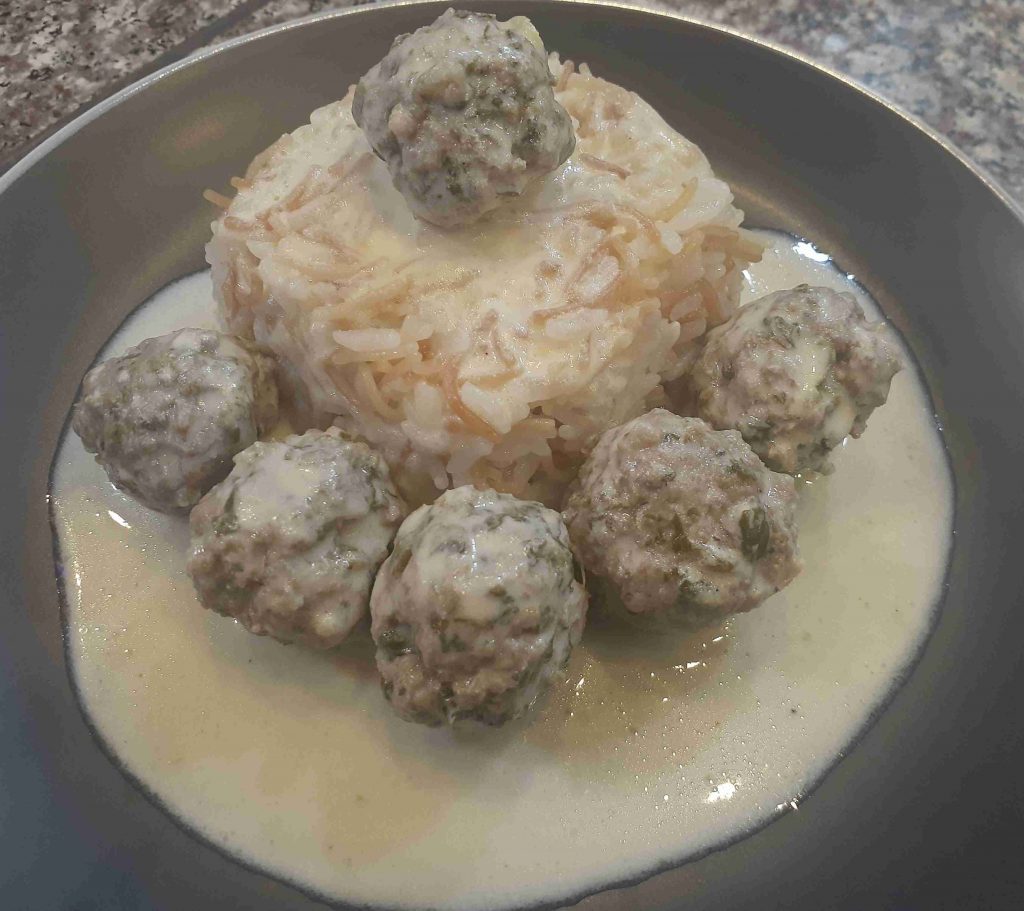 كرات الكفتة باللبن ملكة رمضان 😋😋