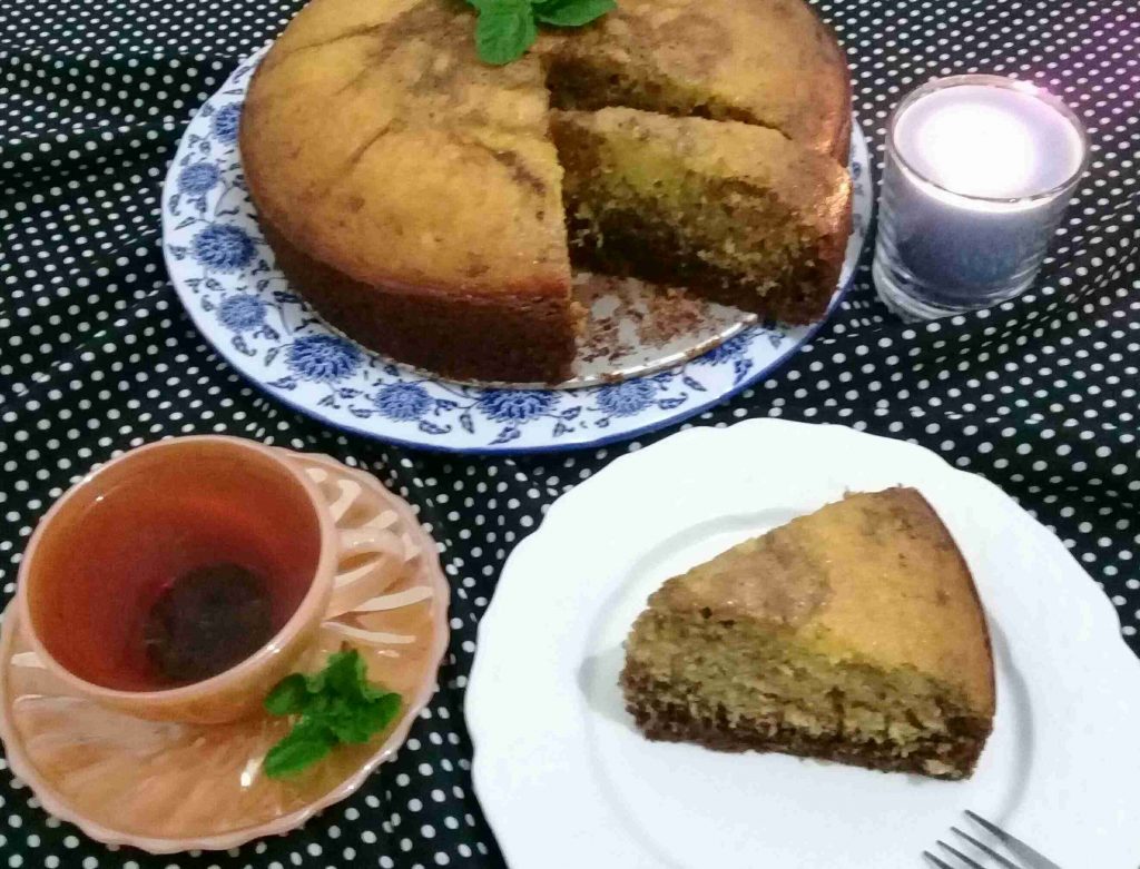 كيكه بعصير الكلمنتينا والكاكاو طعم مميز ورائع