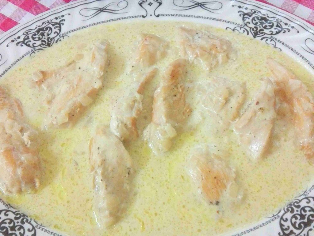 دجاج بالكريمة طعم جديد ولذيذ ملكة رمضان 