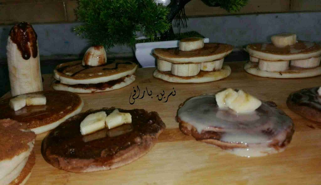 #مسابقة ملكة الفطور (٢) بان كيك شهي ولذيذ معكم صديقة زاكي الشيف نسرين بارافي